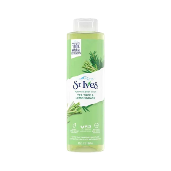 St.Ives Tea Tree And Lemon Grass Body Wash 650ml (Made In USA)