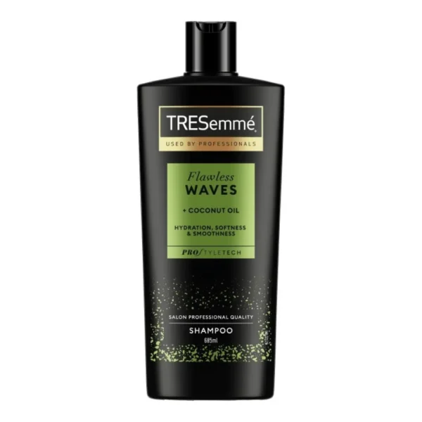 TRESemme Flawless Waves Coconut Shampoo 685ml (Made In Poland)