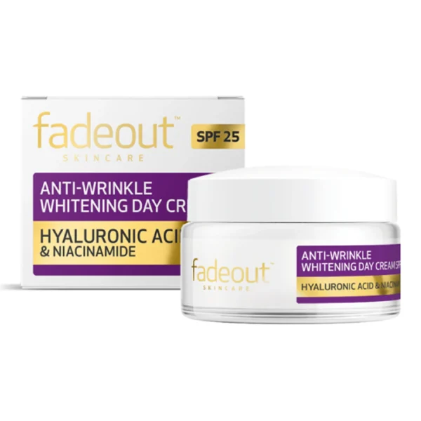 FadeOut Anti-Wrinkle Whitening Day Cream 50ml (Made In UK)