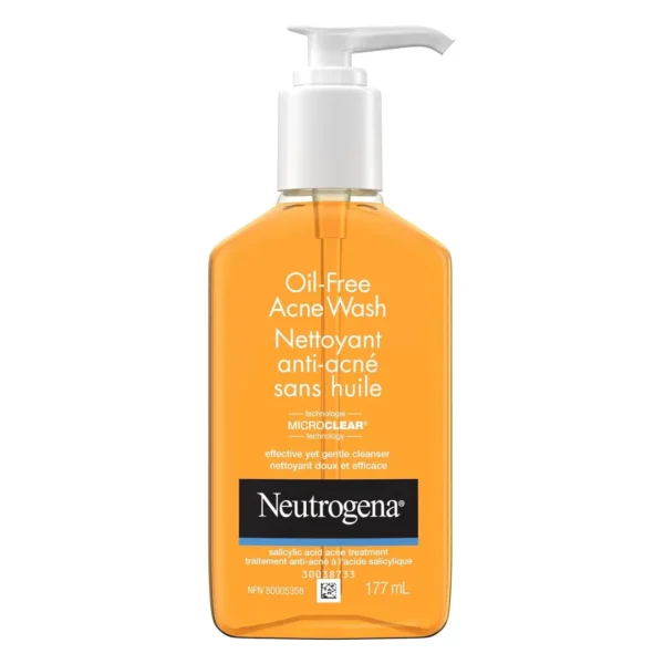 Neutrogena Oil‑Free Acne Wash 177ml (Made In USA)