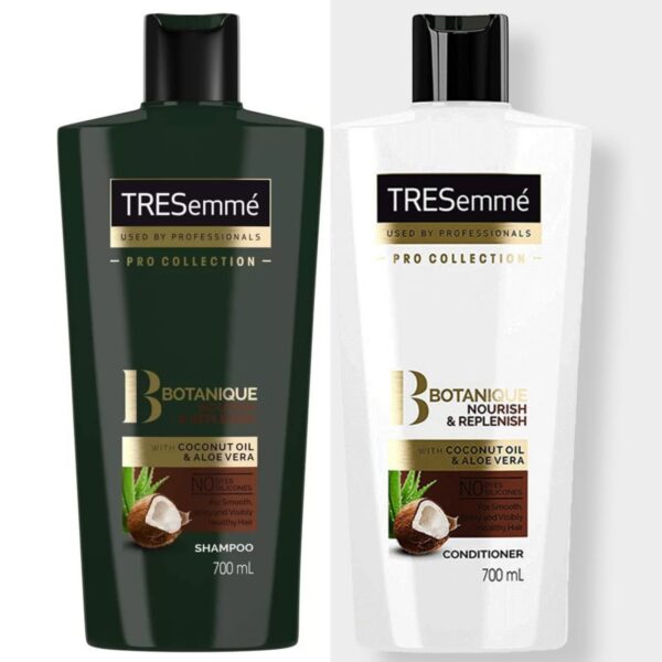 TRESemmé Botanique Nourish & Replenish Shampoo & Conditioner Set 700ml(Made in UAE)