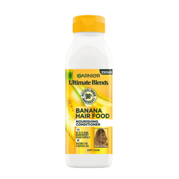 Garnier Ultimate Blends Banana & Coconut Hair Food Conditioner – 350ml (Made In Italy)
